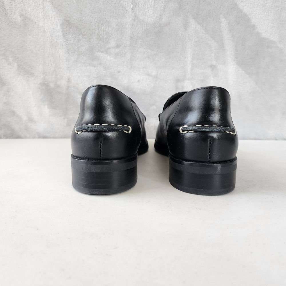 Everlane The Modern Loafer Shoes Womens Size 9 Black Leather Slip On Classy NIB - Picture 10 of 14